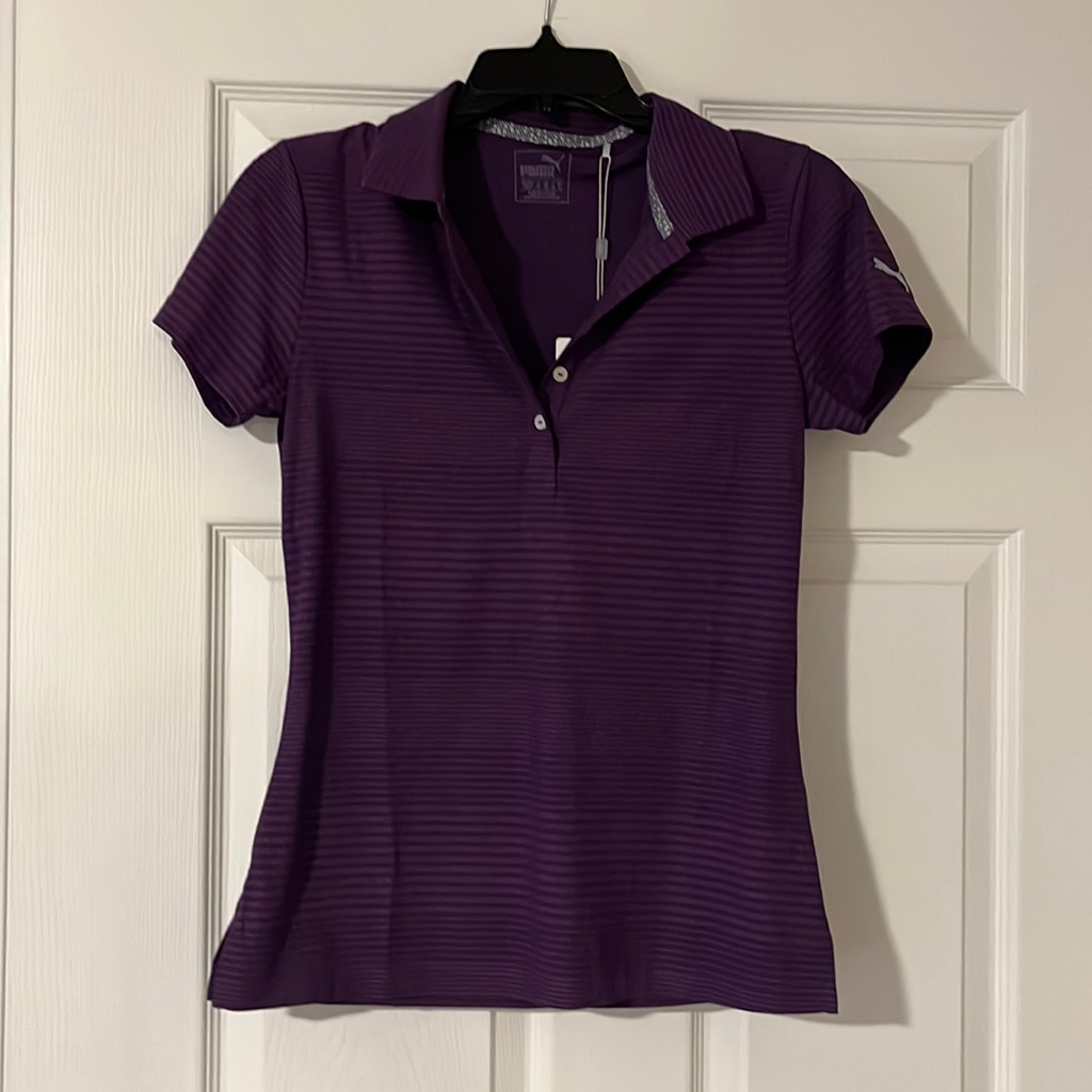 Purple Puma Golf Shirt